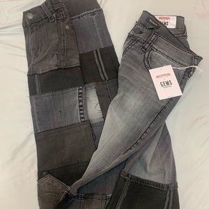 True Religion Jean ROCCO FLAP BIG T STACKED  GEMS BY MADELINE